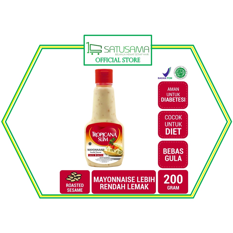 

Tropicana Slim Mayonnaise 200 g - Bantu Dukung Hidup Sehat
