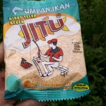 Umpan Pancing JITU PerPCS Merah Biru Telor Bebek Kinoy Murni Crystal