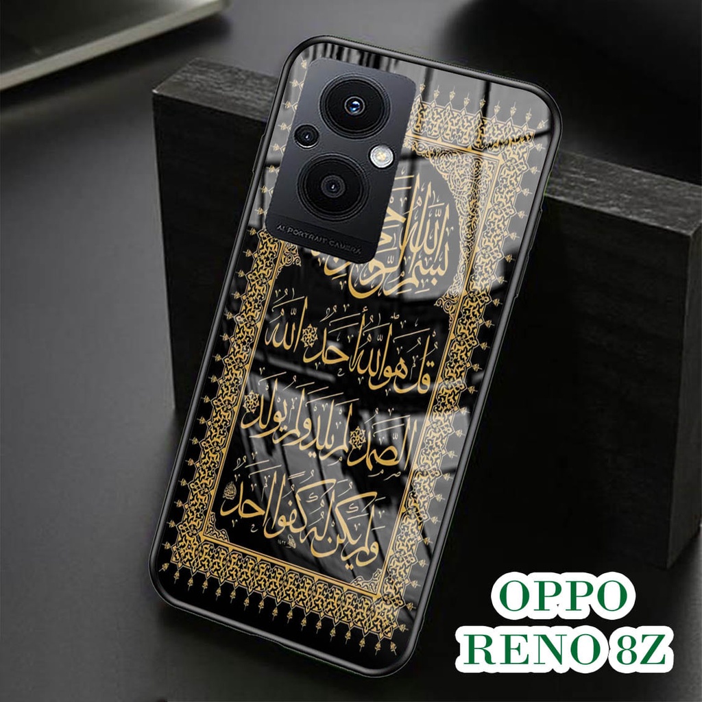 Softcase Glass Kaca OPPO RENO 8Z - Casing HP OPPO RENO 8Z [ S14 ].