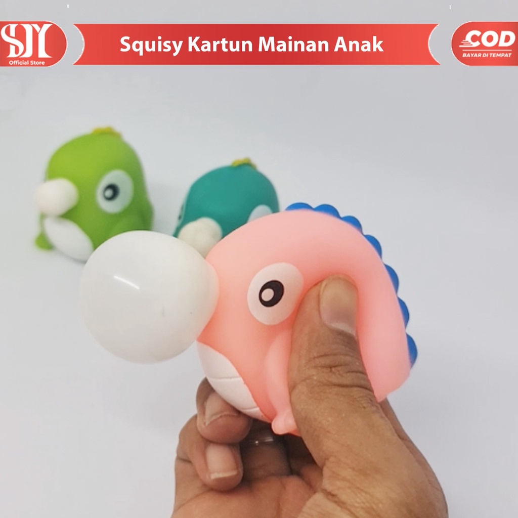 Mainan Spit Bubble Pop It Squishy Karakter Karet Silikon/Mainan Anak / Mainan Squisi / Mainan Karakt