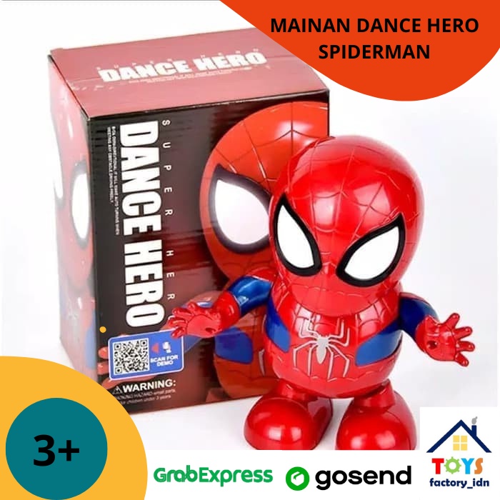 Mainan Robot Spiderman Joget Dancing Hero