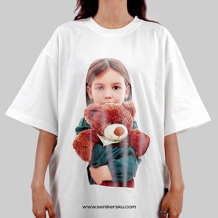 ADLV Bear Girl White Tee