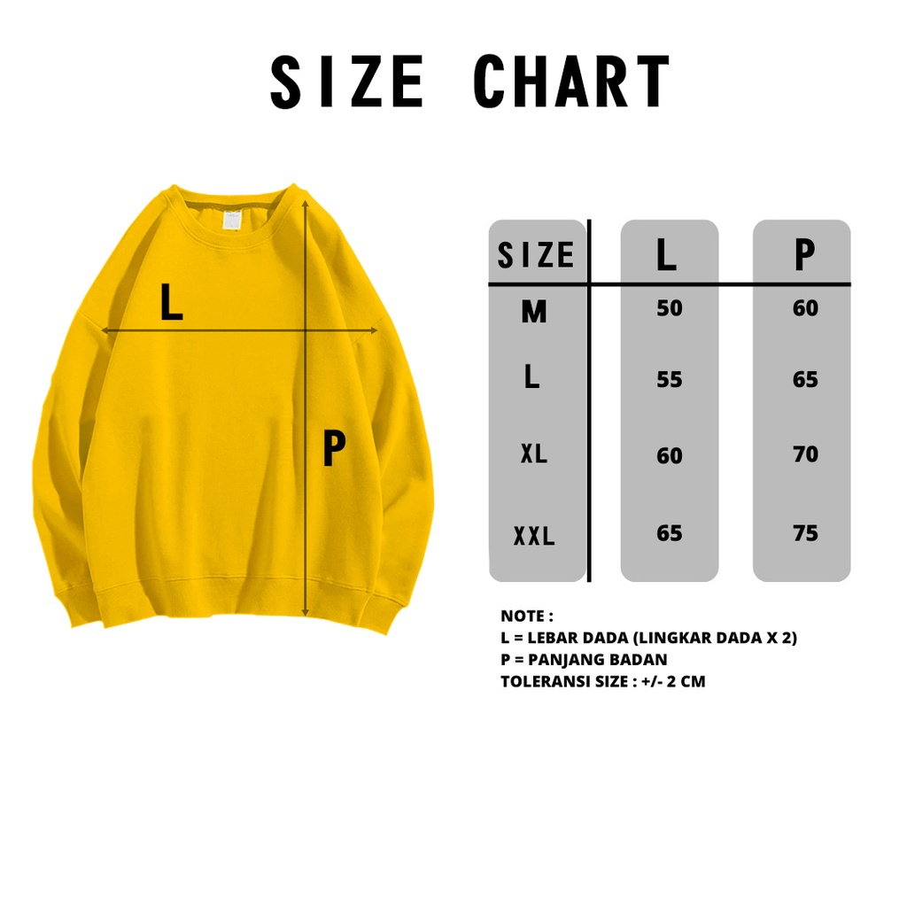 PLANET HOLLYWOOD SWEATER CREWNECK PRIA WANITA Size M-XXL GAWA