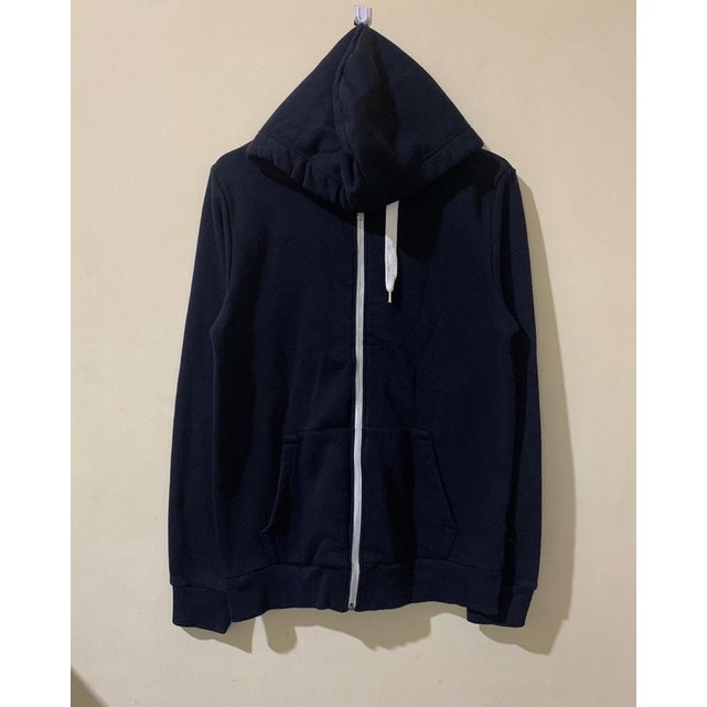 ZIP HOODIE H&M NAVY SECOND ORIGINAL