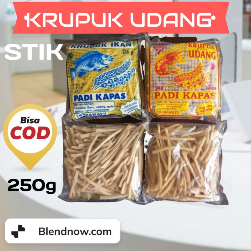 

KRUPUK UDANG STIK guruh renyah khas indramayu