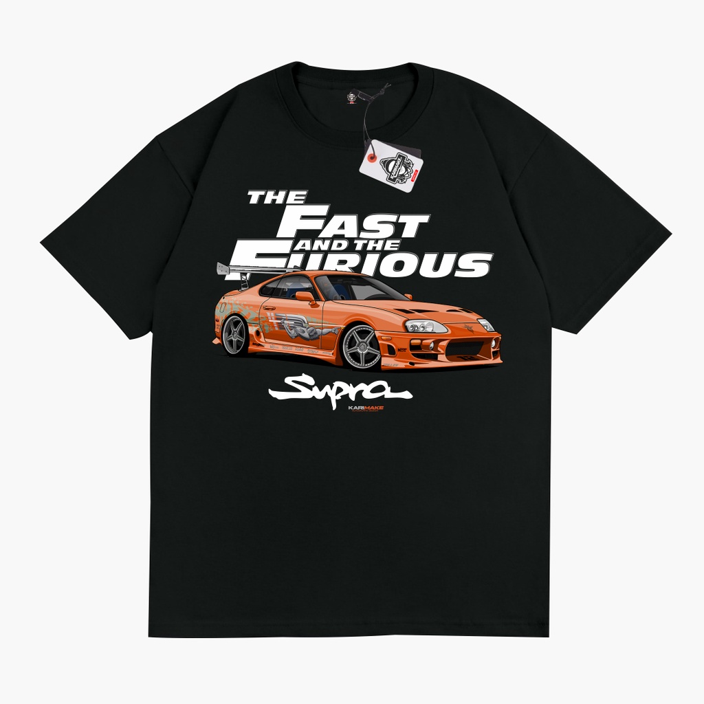 Jual KARIMAKE Kaos Baju Mobil TOYOTA SUPRA MK4 FAST FURIOUS BRIAN O