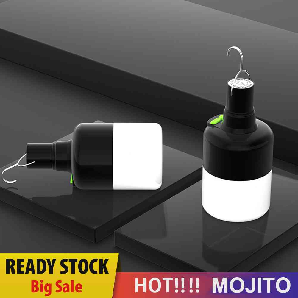 Lampu Bohlam Gantung LED Portable Dengan Kait USB Rechargeable Untuk Camping / Darurat