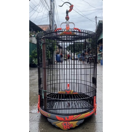 SANGKAR KANDANG MURAI RADJA 3D GOLD MERAH TERBARU ORIGINAL