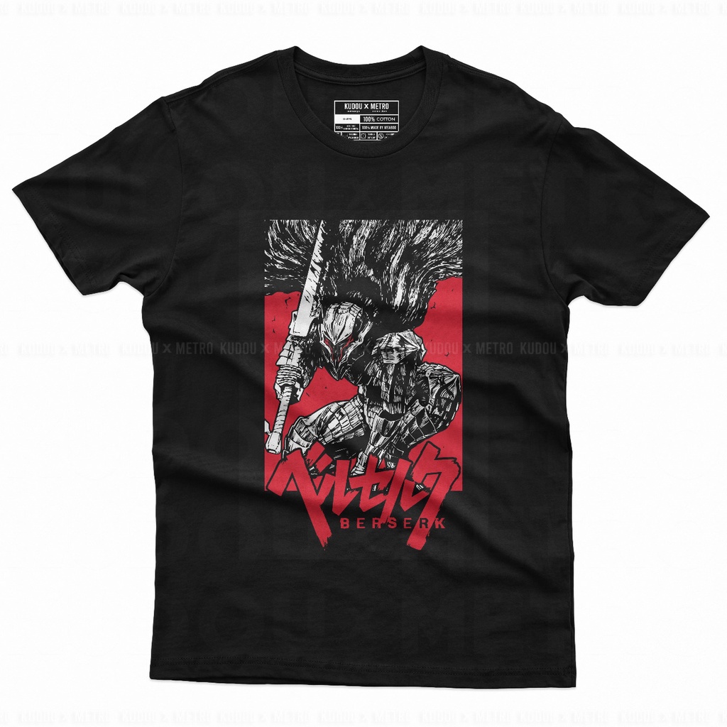 Tshirt Berserk Black Anime Manga Premium Unisex