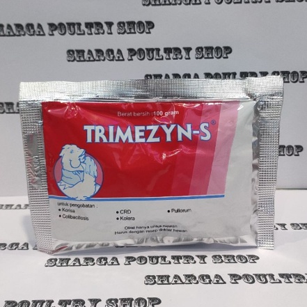 TRIMEZYN S MEDION 100 gr obat pilek untuk unggas