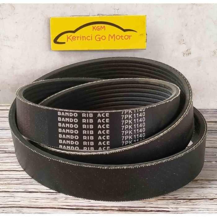 BANDO VAN BELT 7PK 1140 RIB BELT TALI KIPAS 7PK-1140 FAN BELT ALUR