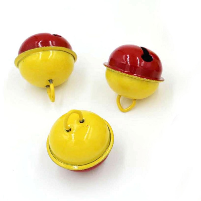 Bell Lonceng Doraemon Gemerincing 2 Warna Uk.2.2cm/Bola Manik Manik Natal/Aksesoris Kalung &amp; Liontin Harga/10pcs