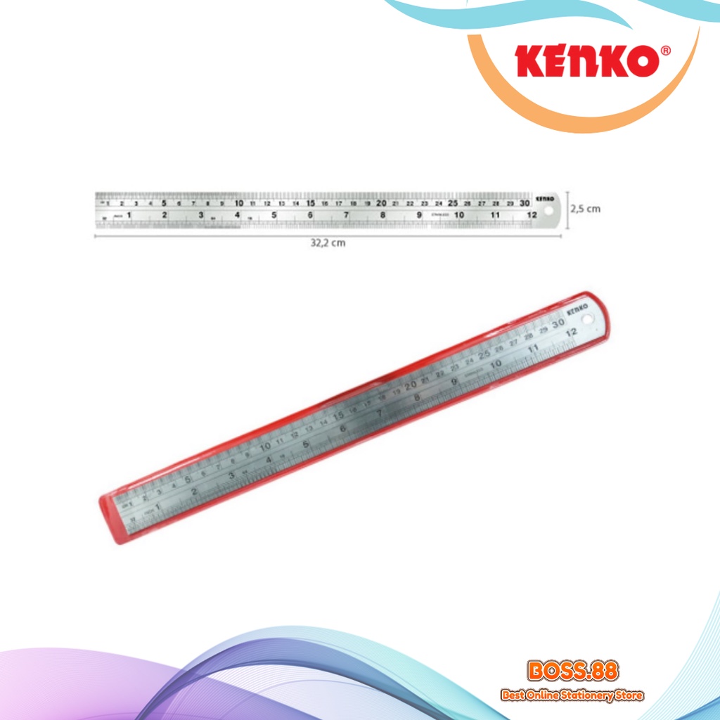 

RULER / GARISAN BESI 20 CM KENKO