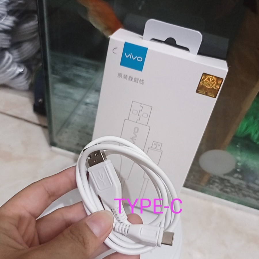 Kabel Data VIVO Original 100% Fast Charging Micro USB Type C USB Flash Cable