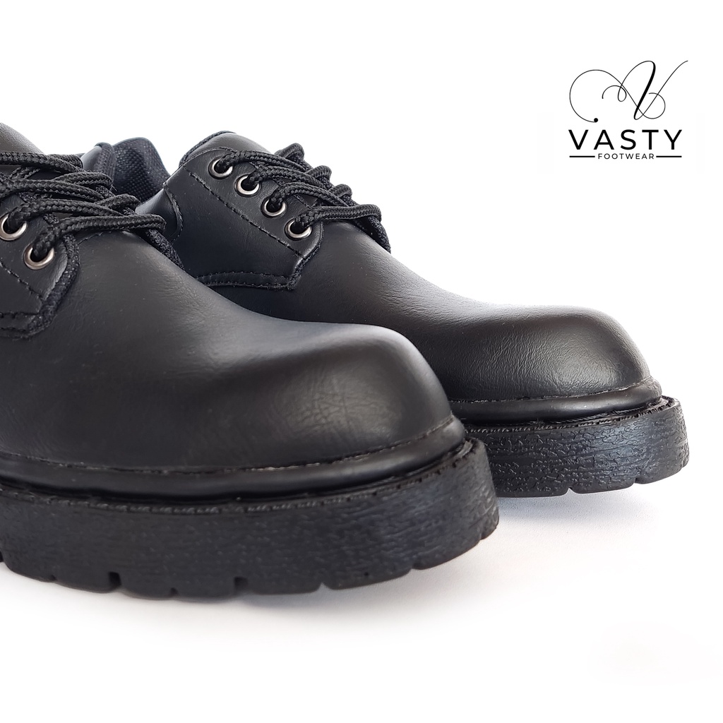 SEPATU SAFETY WANITA / UJUNG BESI PDL PDH TNI POLRI PROYEK LAPANGAN INDUSTRI KERJA VASTY ST.43