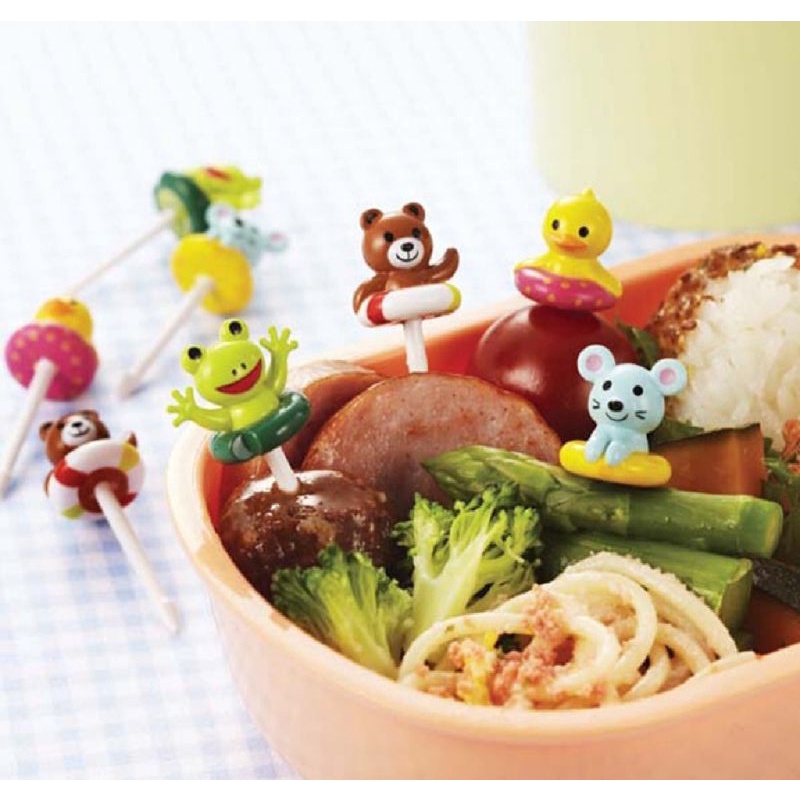tusukan bento /ready part 2/ tusukan bekal/food picks/tusukan bento lucu/tusuk kacamata/ tusuk mata/ tusuk bebek