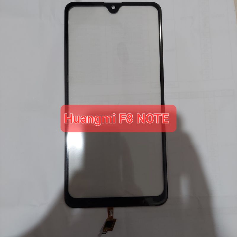 Touchscreen huangmi F8 note layar sentuh f8 note