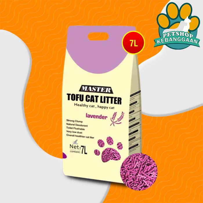 Pasir Kucing Gumpal Wangi Master tofu soya non Markotop tofu 7 Litter