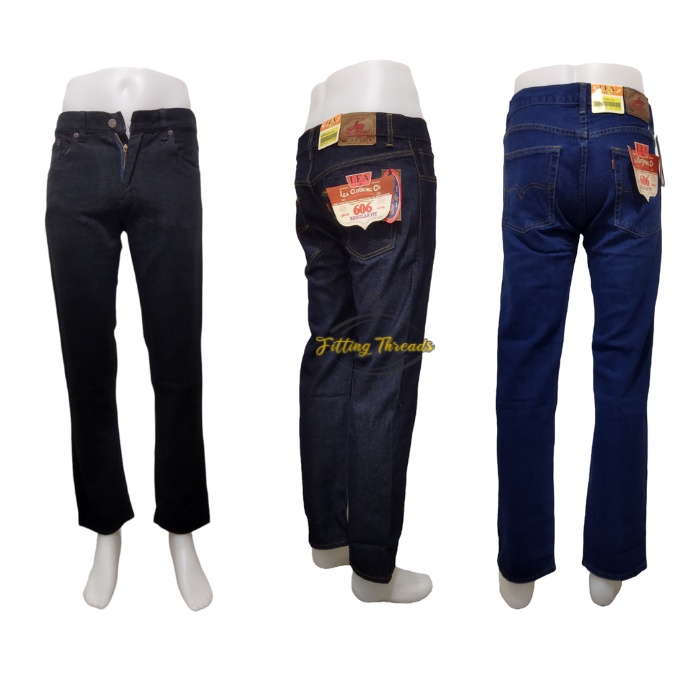 Celana Jeans Pria Lea 606 Standar Regular Fit / Celana Jeans Levis Lepis Cowok Standart Reguler Fit Lea 606