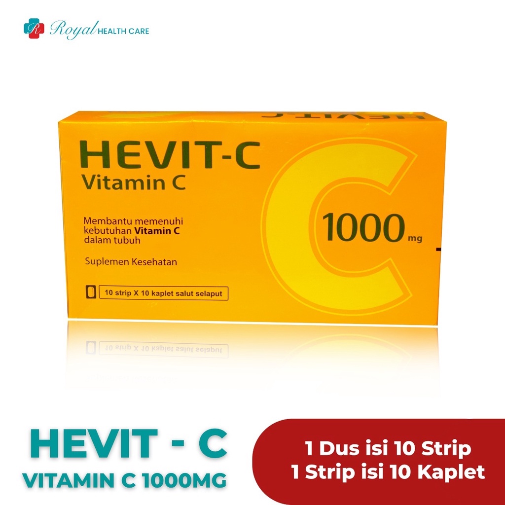 HEVIT-C VIT C1000 MG Strip 10 Tablet Sbg Sistem Kekebalan Tubuh