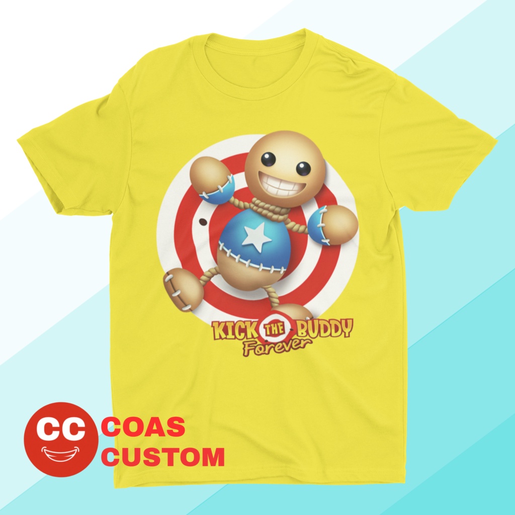 BAJU KAOS ANAK KICK THE BUDDY gratis sablon nama