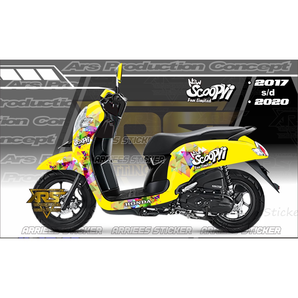 decal sticker new scoopy stylish 2020 . sticker decal new scoopy 2017 . 2018 . 2019 . 2020 full body