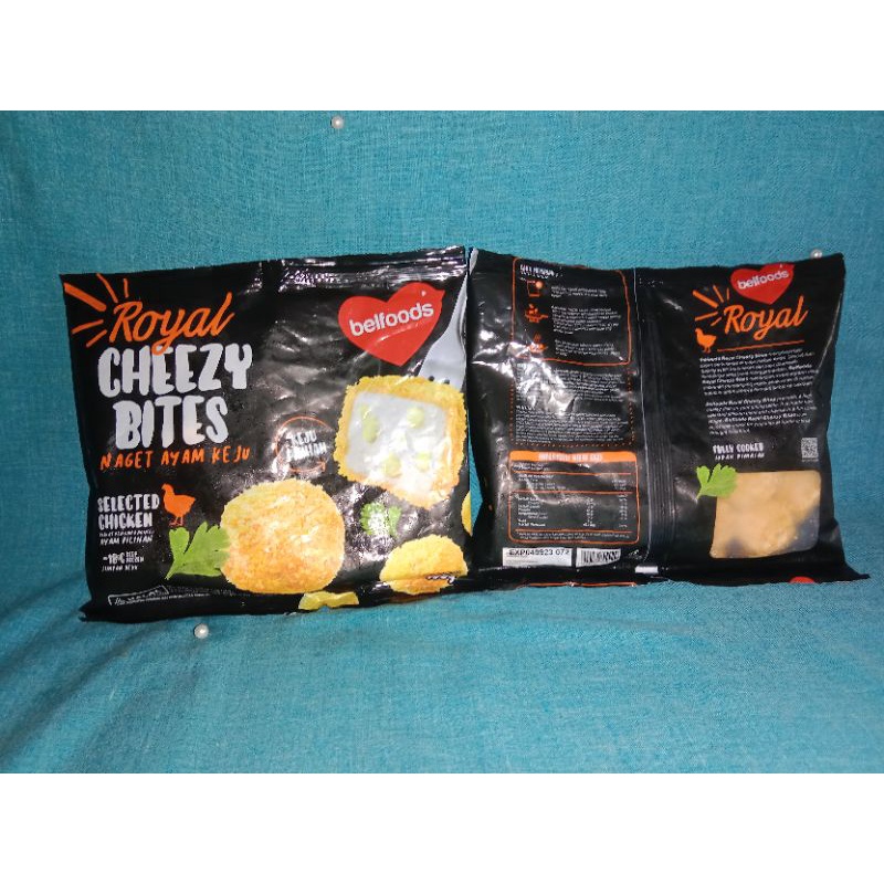 

Naget ayam keju/Royal cheezy bites belfoods 130gr