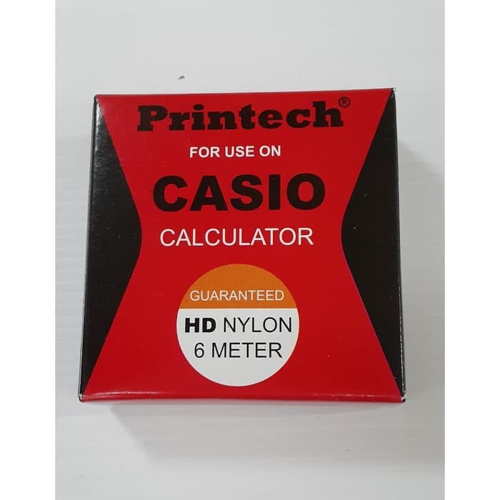 

PITA KALKULATOR PRINTECH CASIO HITAM MERAH