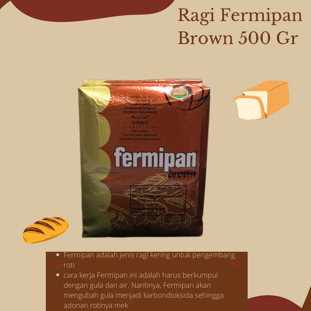 

Ragi Fermipan 500 gr