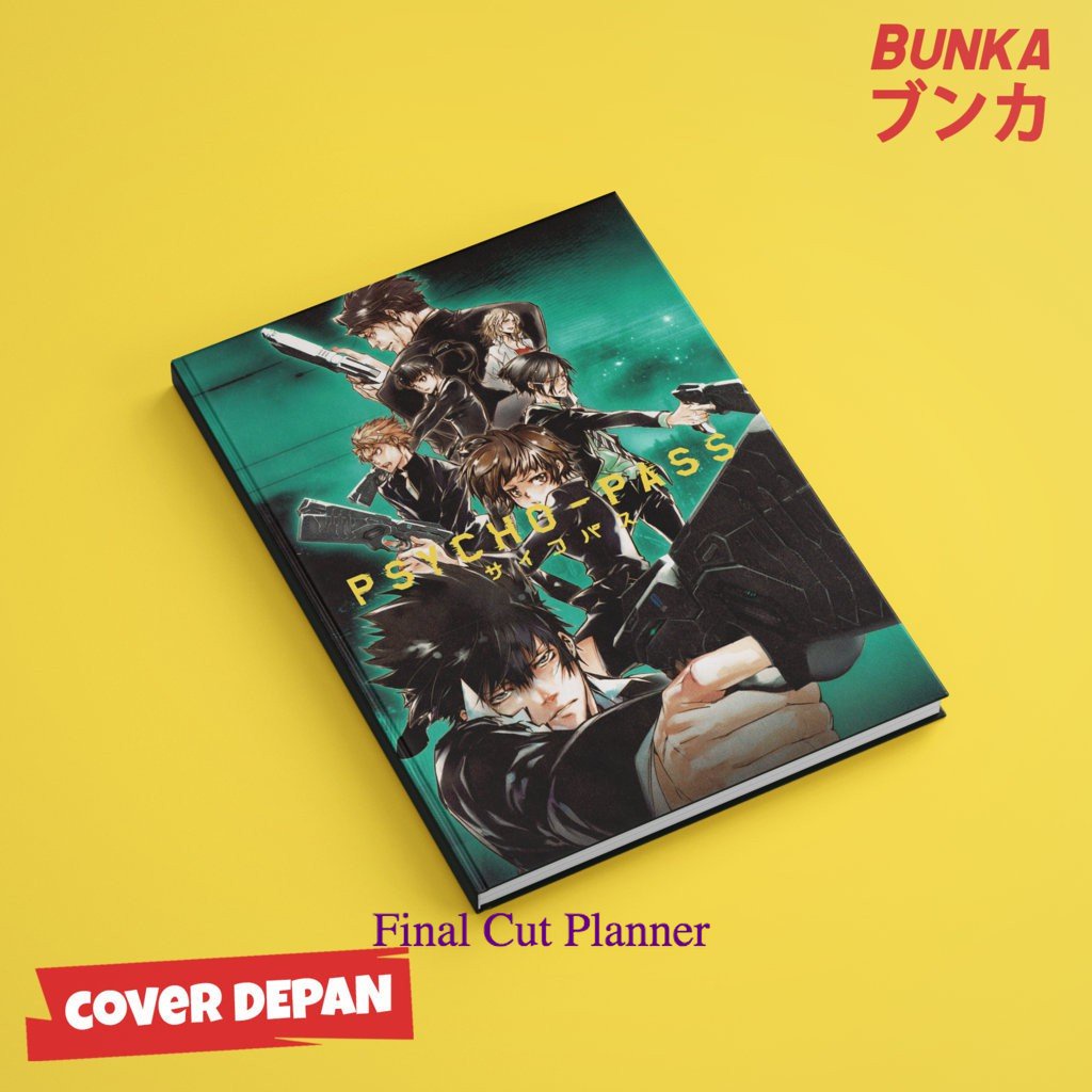 

Notebook Anime Psycho Pass Hardcover A5 Buku Tulis Catatan Note Agenda Planner Jurnal .