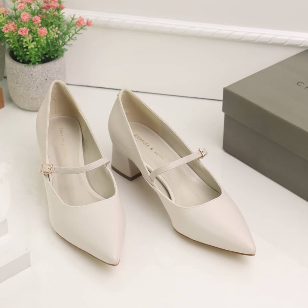 SEPATU KERJA WANITA CK CKS372 BLOCK HEELS PREMIUM IMPORT
