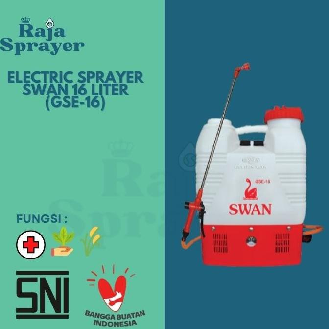 SWAN Sprayer Electric Semprotan Hama Elektrik 16 Liter GSE-16