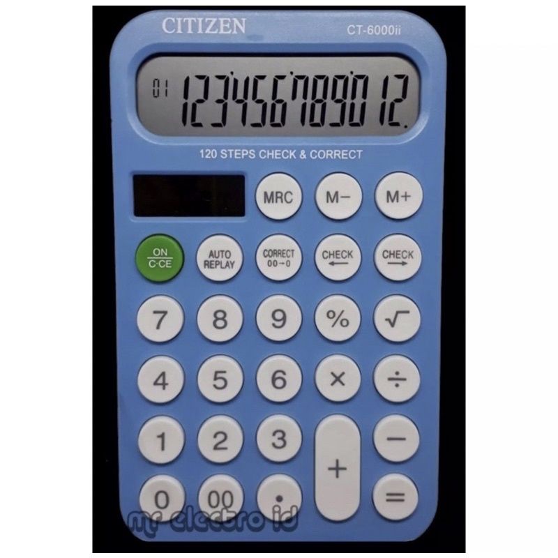 

CITIZEN CT 6000ii WARNA LUCU MIRIP CASIO