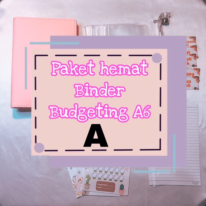 PAKET HEMAT BINDER A6 || BINDER LEATHER A6 || PAKET BINDER MENABUNG