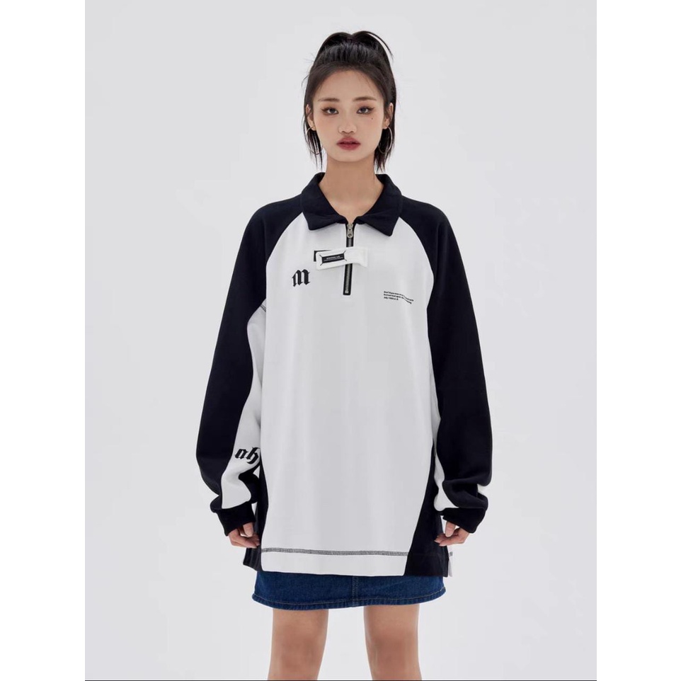 MINGDA M OVERSIZE SWEATSHIRT | SWEATER ZIPPER GAYA RACING UNISEX (PH)