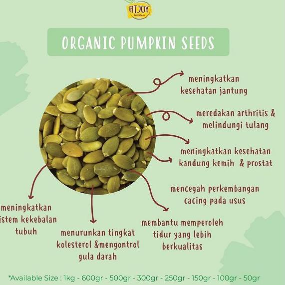 

New Trend--Organic Pumpkin Seeds 1 KG Pumpkin Seed / Biji Labu Organik