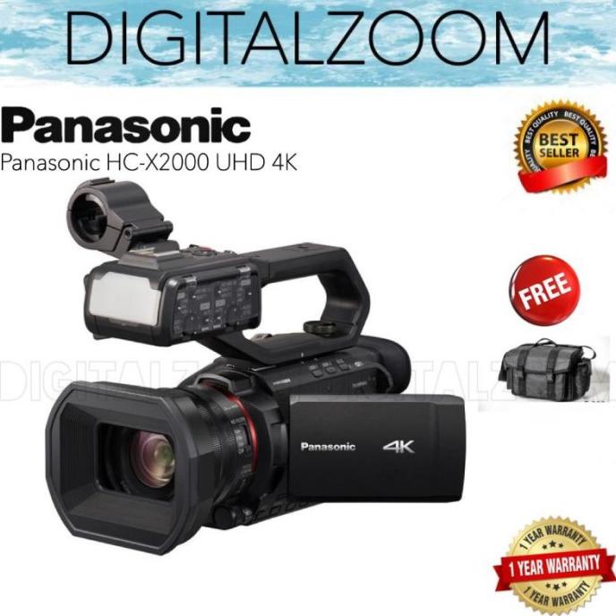 [ Promo ] Panasonic Hc-X2000 Uhd Camcorder 4K - X2000 - X 2000 - Drone Kamera Dan Aksesoris