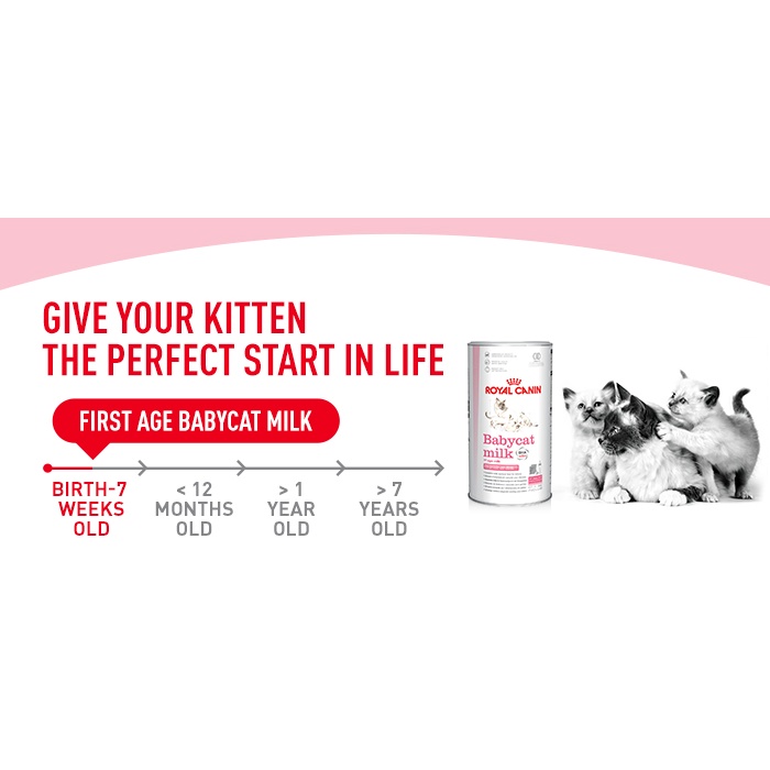 ROYAL CANIN Babycat Milk 1 TOPLES isi 3 sachets FREE DOT / Susu untuk Anak Kucing Royal Canin