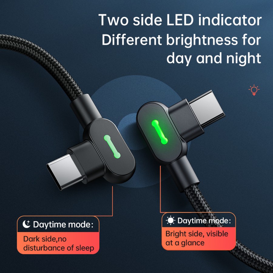 MCDODO CA808 Cable Kabel Data Siku Type C To C PD Fast Charging 60W 3A
