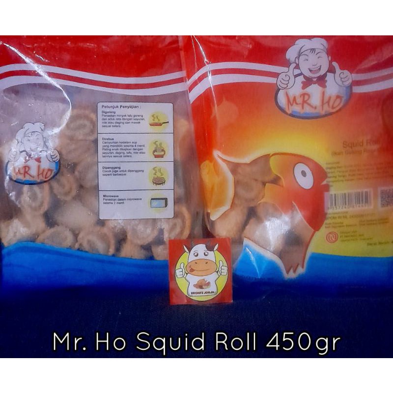 

FROZEN FOOD MR HO SQUID ROLL 450GRAM - DISASS JOGJA