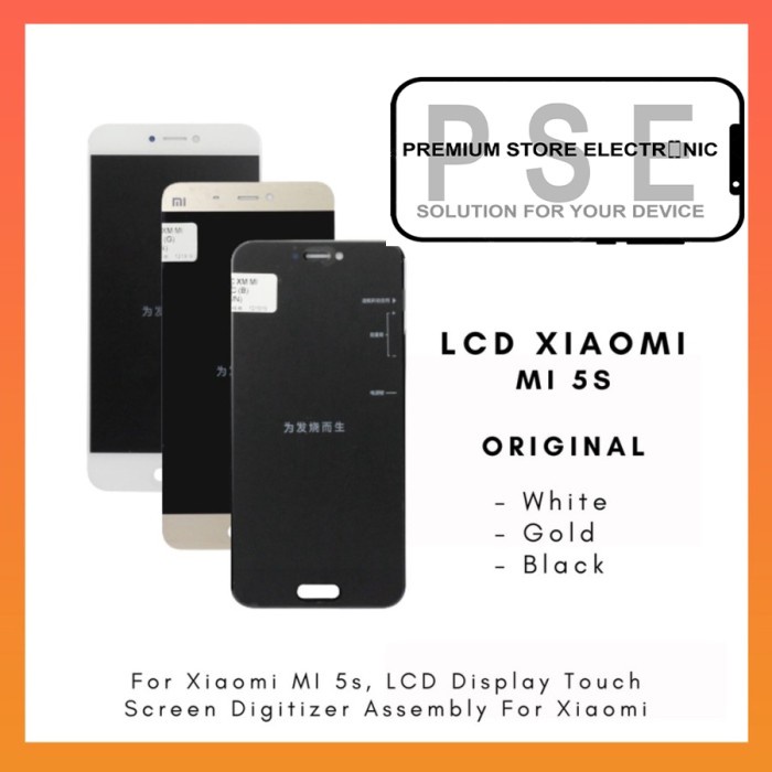 LCD Xiaomi Mi 5s ORIGINAL Fullset Touchscreen Garansi 1 Bulan