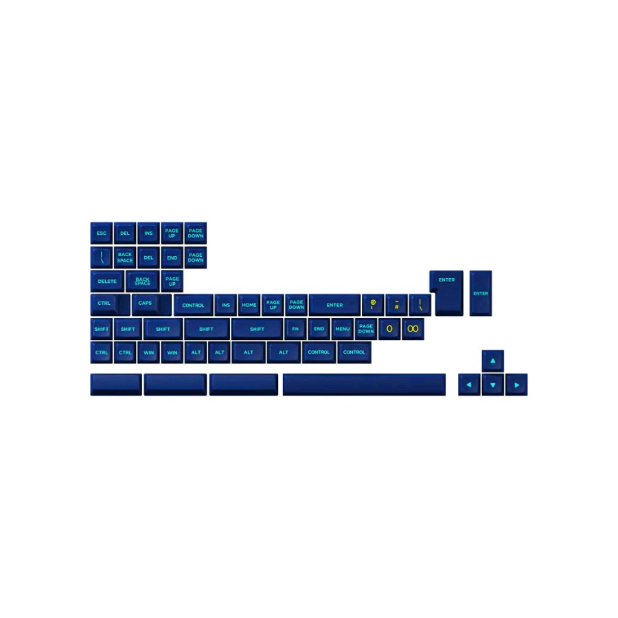 Akko Starry Night PBT Double Shot Keycaps 185 set OSA Profile
