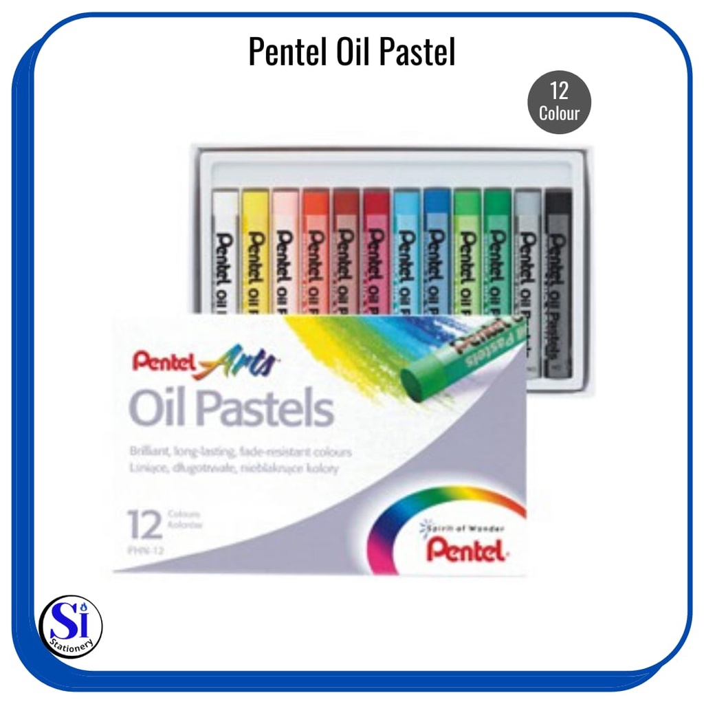 

CRAYON PENTEL OIL PASTEL 12 COLOUR