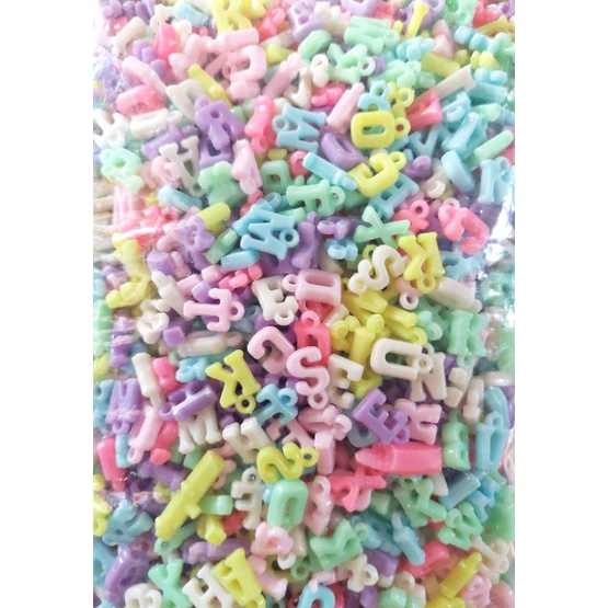 Grosir aneka manik susu warna pastel soft 1pon (450 gram)