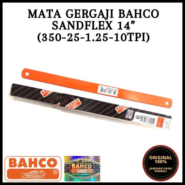 Mata Gergaji Mesin Sandflex 14Inch 10Tpi Original 100% Hologram Silver