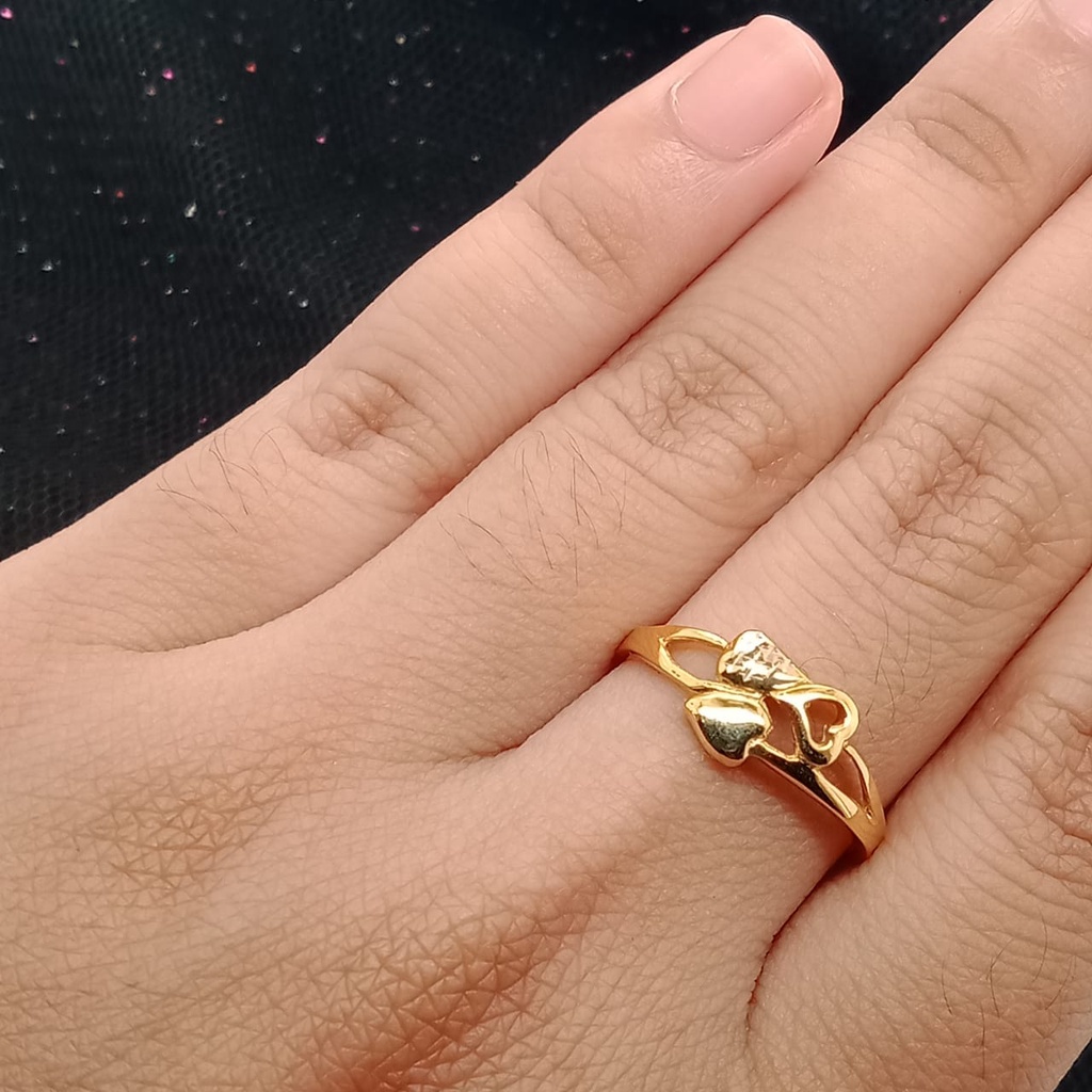 Cincin emas 17K - 1.8 gr kadar 750 - 3826