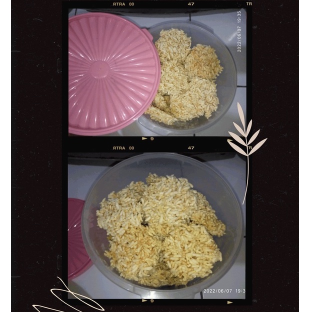 

Rengginang Terasi Kemasan Toples Ukuran Lima Liter