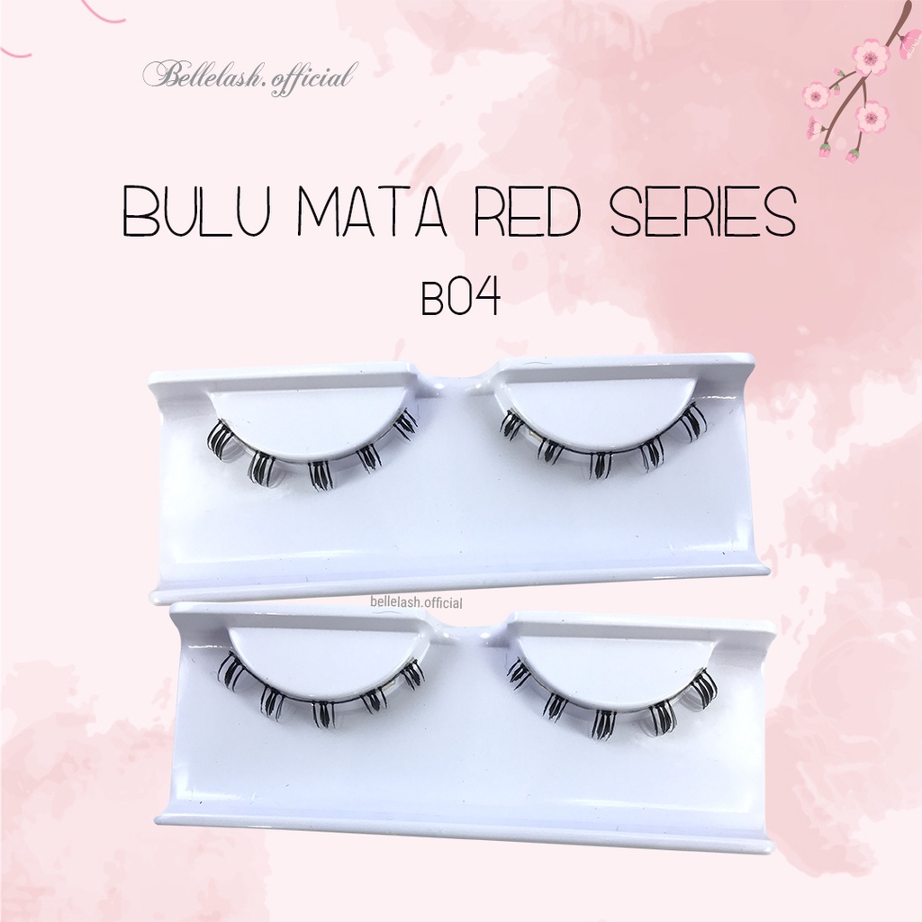 B04 Bulu Mata Bawah Palsu Handmade Natural False Eyelash Eye Lashes