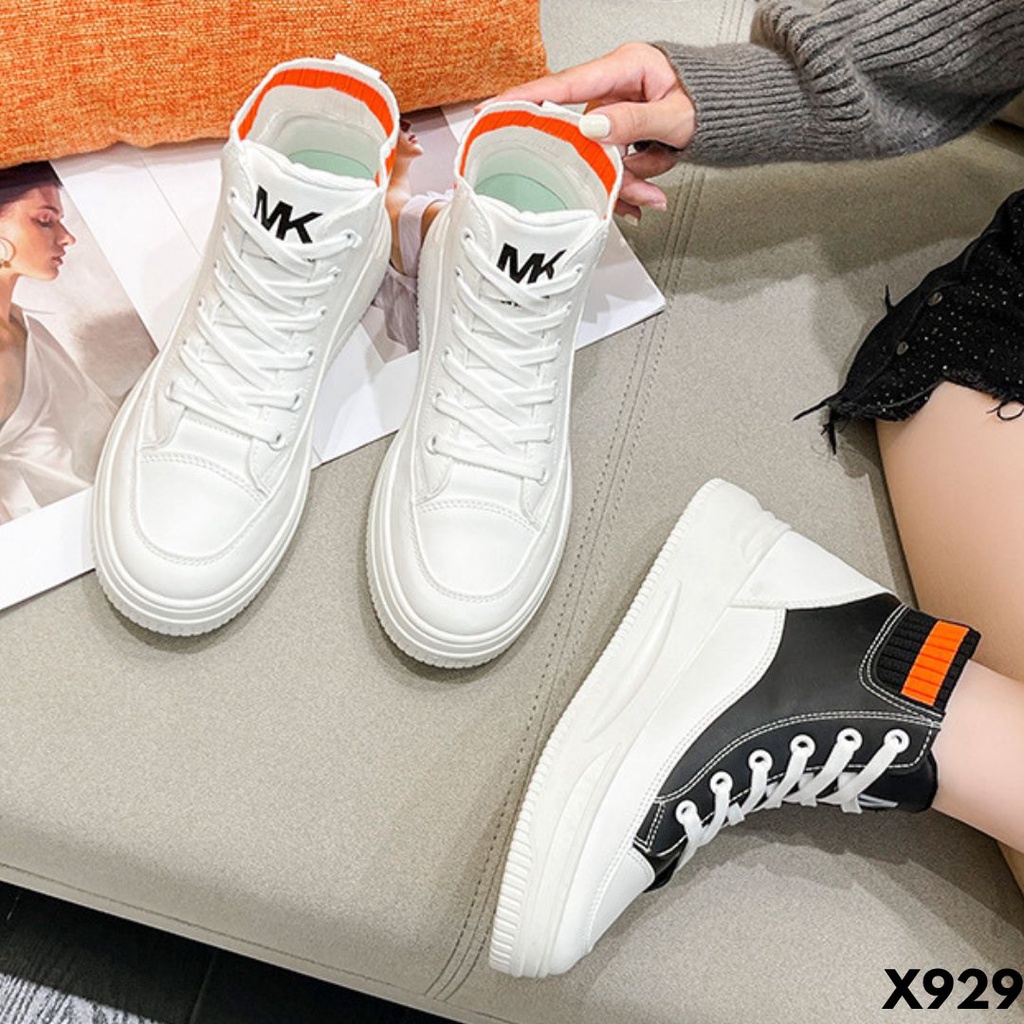 SEPATU SNEAKERS WANITA POPULER AIRPORT STYLE BAHAN PU QUALITY IMPORT 929