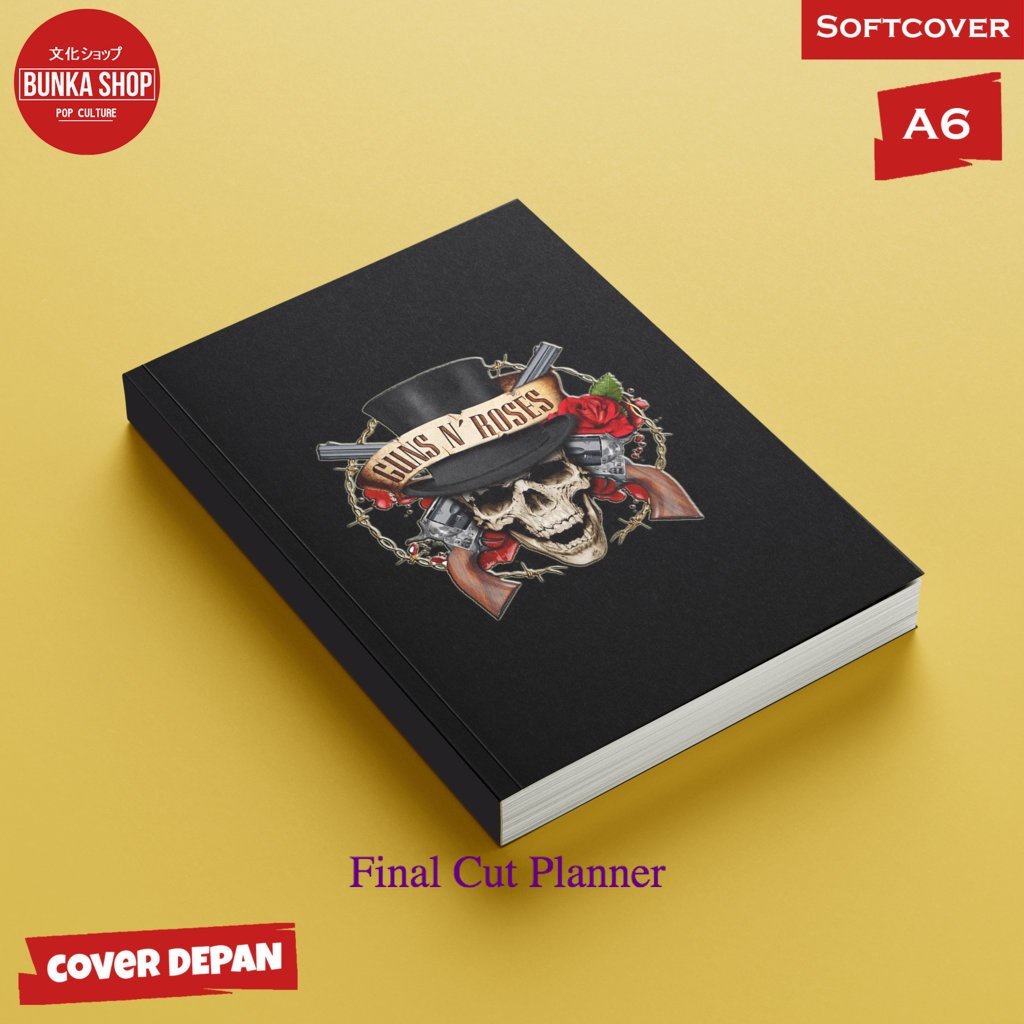 

Pocket Note Band Guns And Roses Softcover A6 Buku Tulis Catatan Notes Agenda Planner Jurnal .